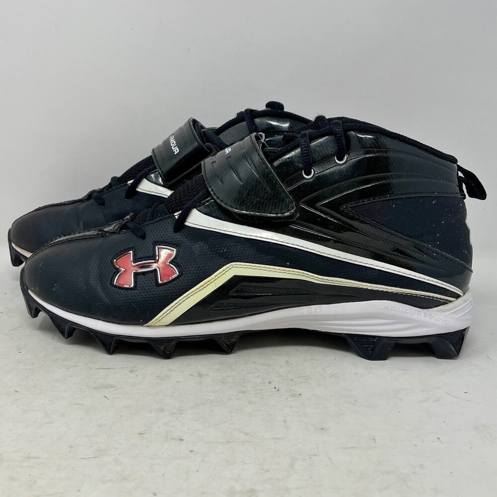 Under Armour Pursuit II Black Football Cleats Mens Size 10.5